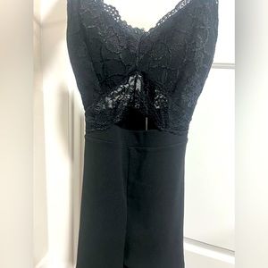 Black Skort, lace on top, Size Medium, never been worn